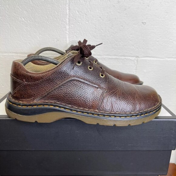Dr. Martens 11194 Brown Pebble Leather Oxford Dress Shoes Lace up Mens Size 9 US main image 9